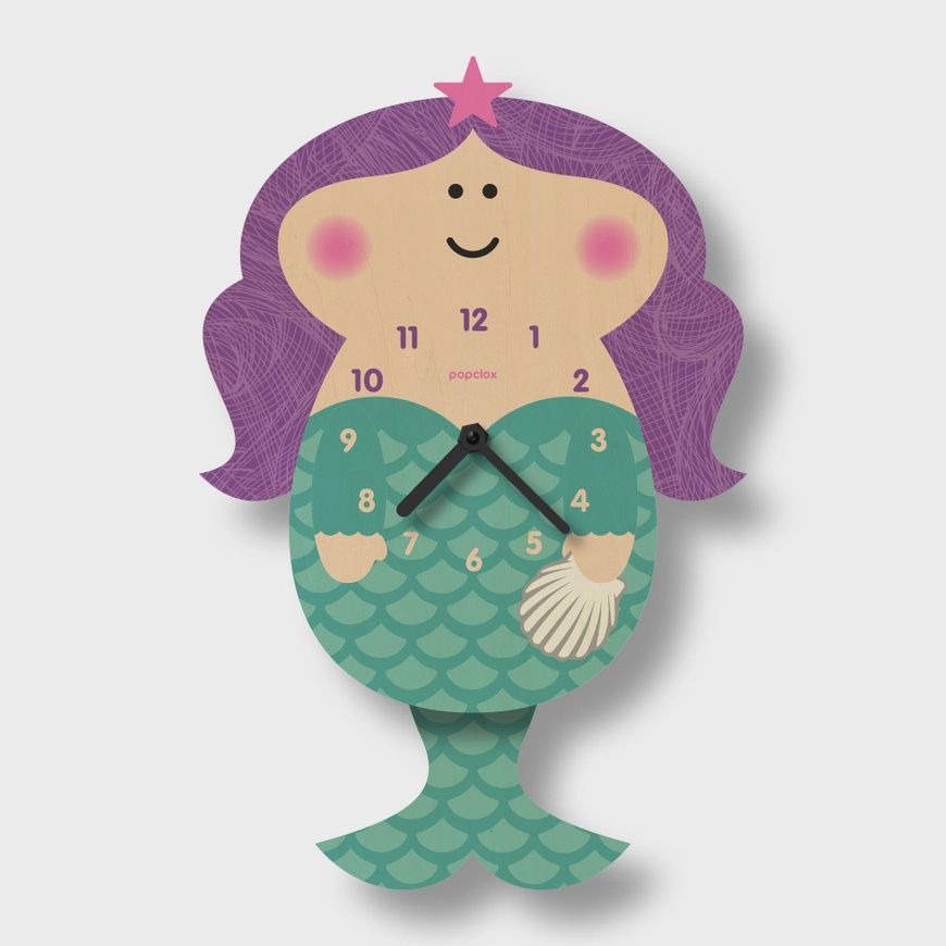 Mermaid Pendulum Clock