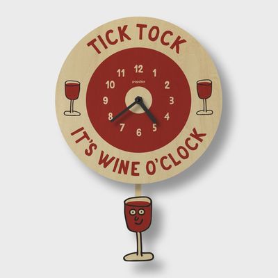 Wine O'clock Pendulum Clock