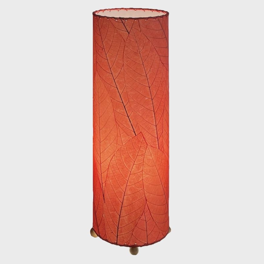 24" Cocoa Leaf Cylinder Red