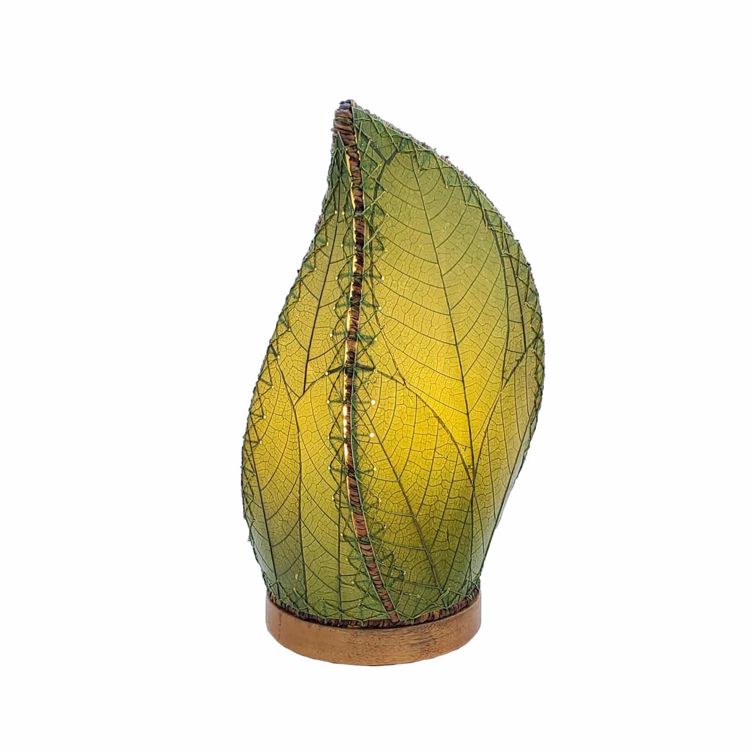 Cocoa Leaflet Lamp Green