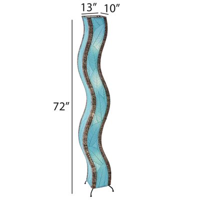 Wave Giant Floor Lamp Sea Blue