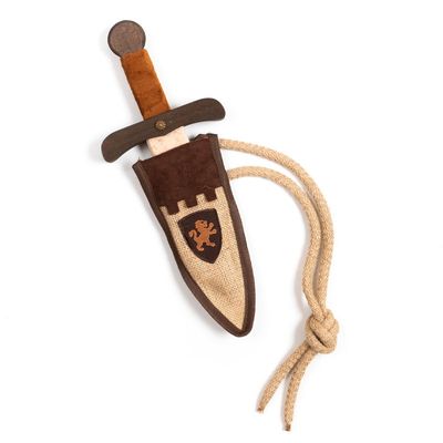 Beech Wood Dagger &amp; Pouch