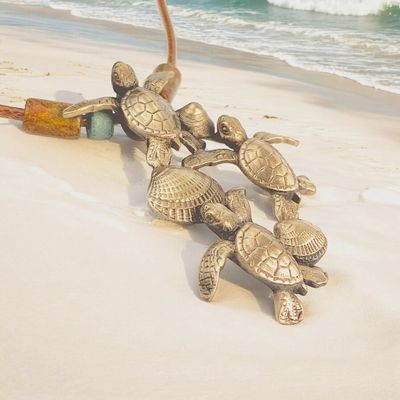 Hatchlings Bronze Pendant