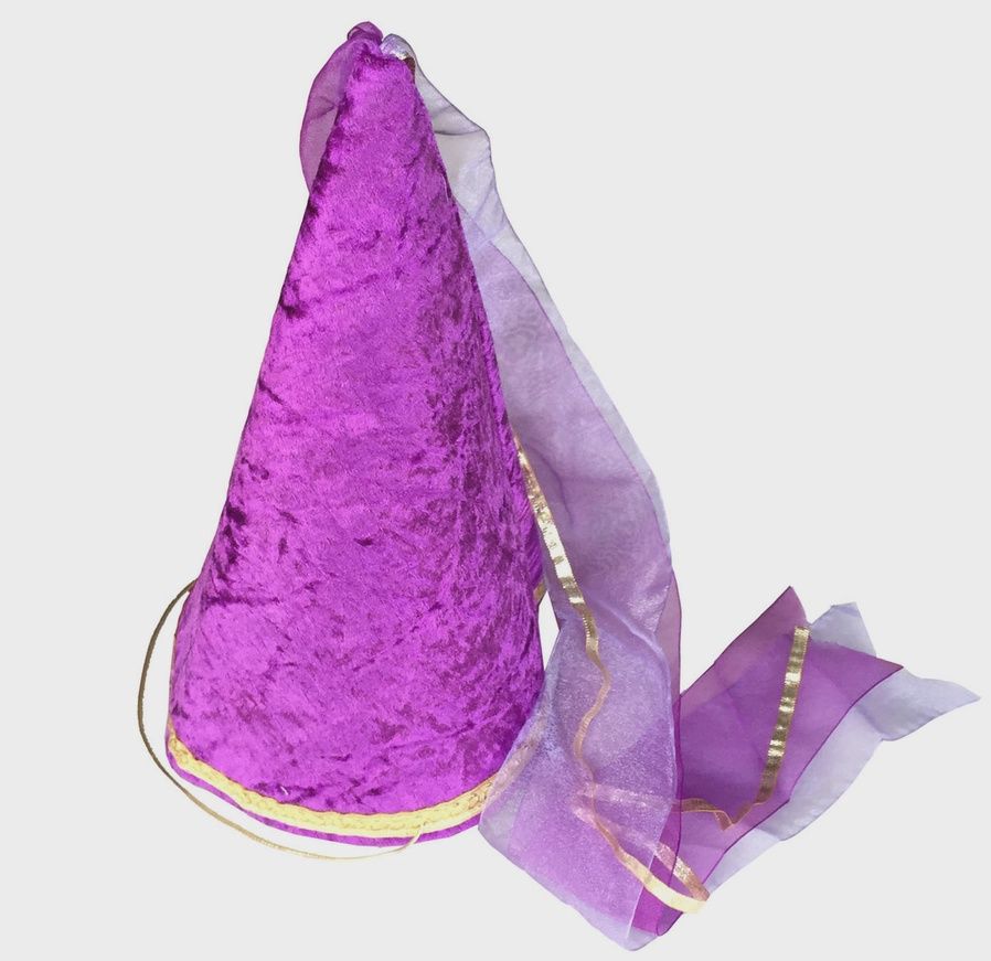 Velvet Purple Cone Crown