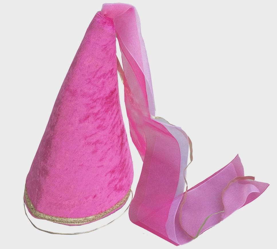 Velvet Pink Cone Crown