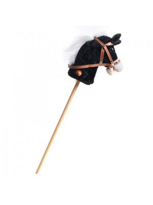 Plush Black  Hobby Horse
