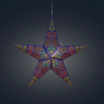 Kaleidoscope Blue Star - 5p 24"