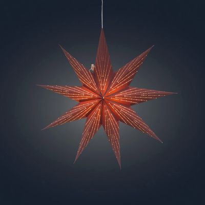 Dottie Maroon Star - 9p 18"