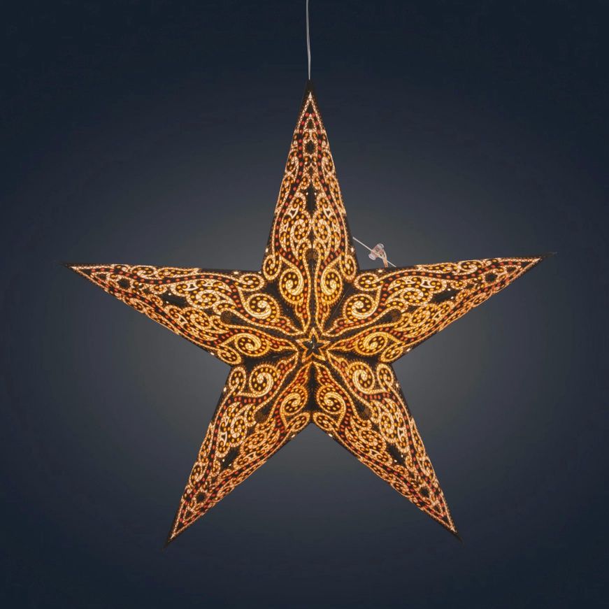 Gaudi Black/Gold Star - 5p 24"