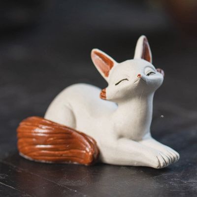 White Fox Tea Pet