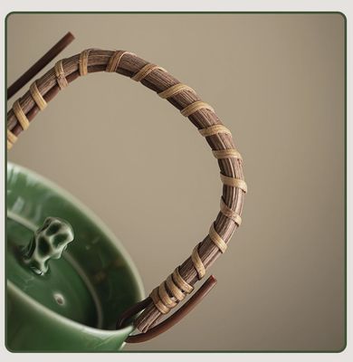 Handmade Green Teapot