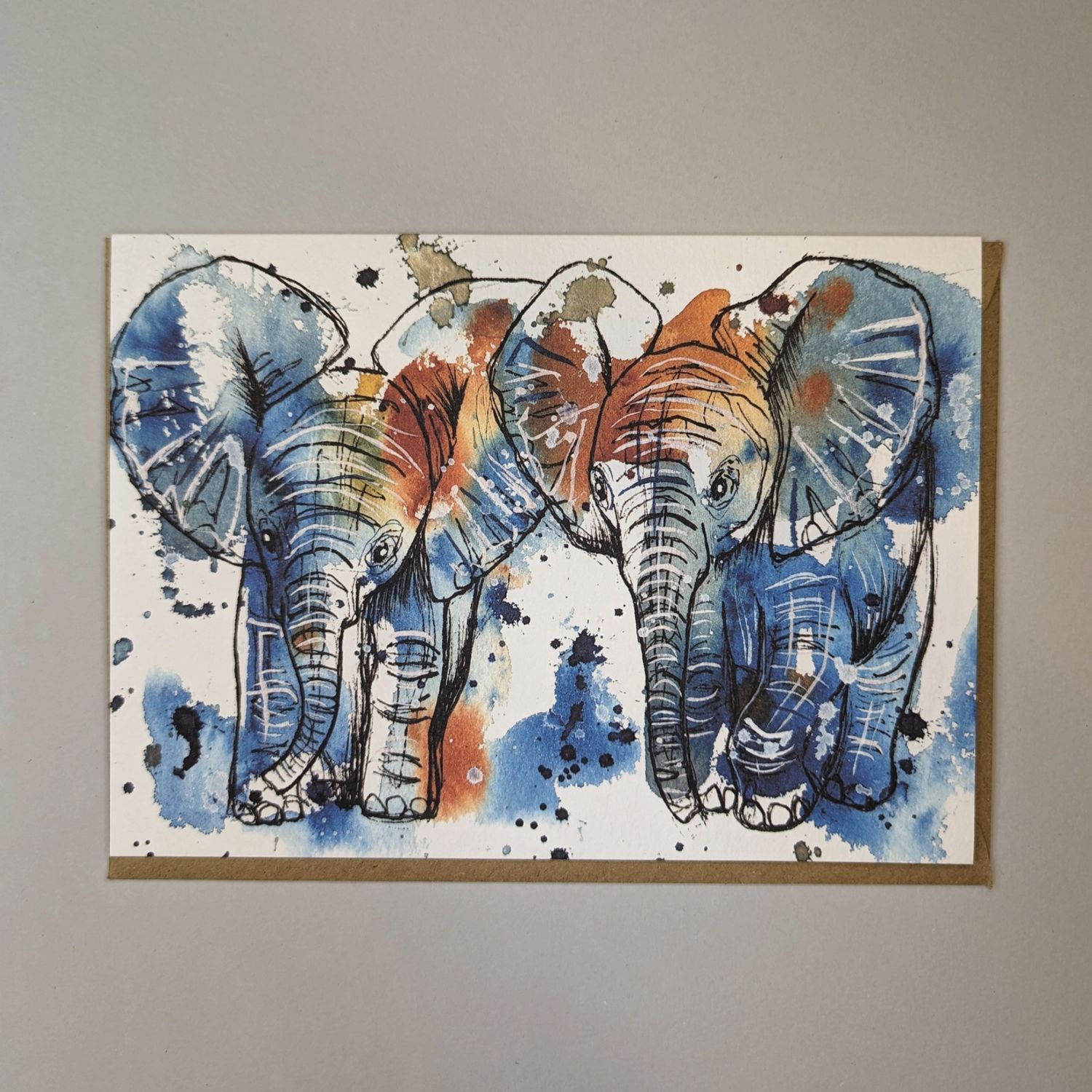 Baby Elephants Card