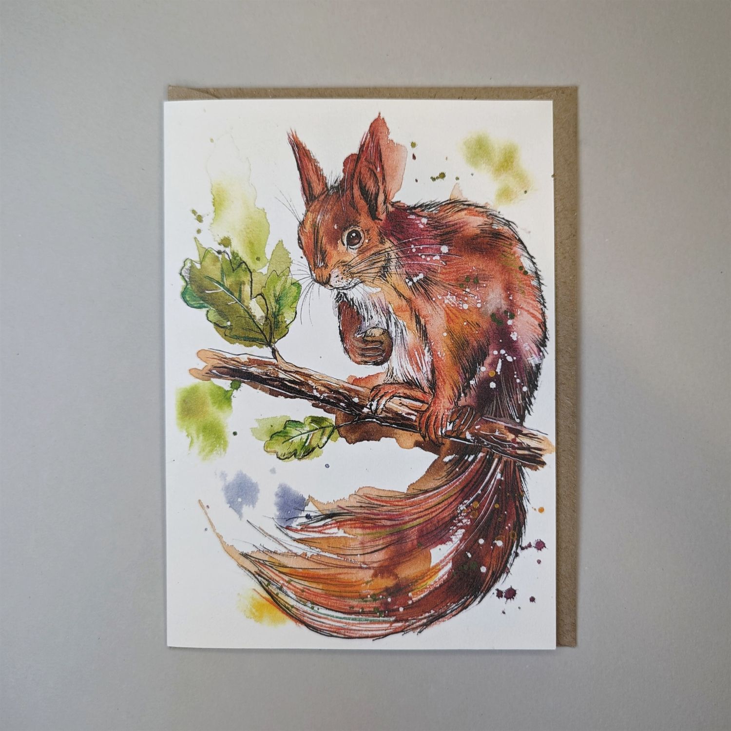 Branch Manager' Squirrel Card