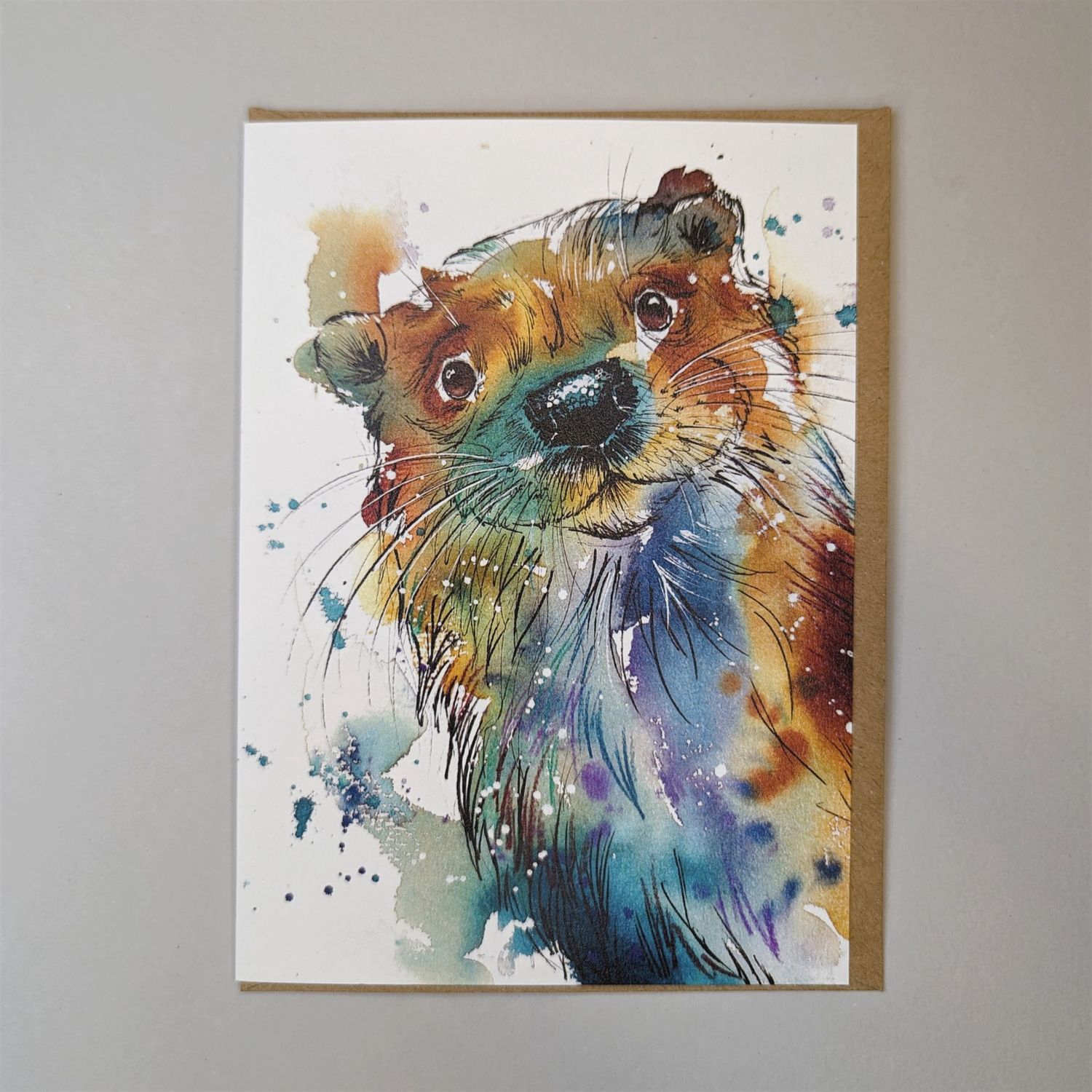 Mischief Maker' Otter Card
