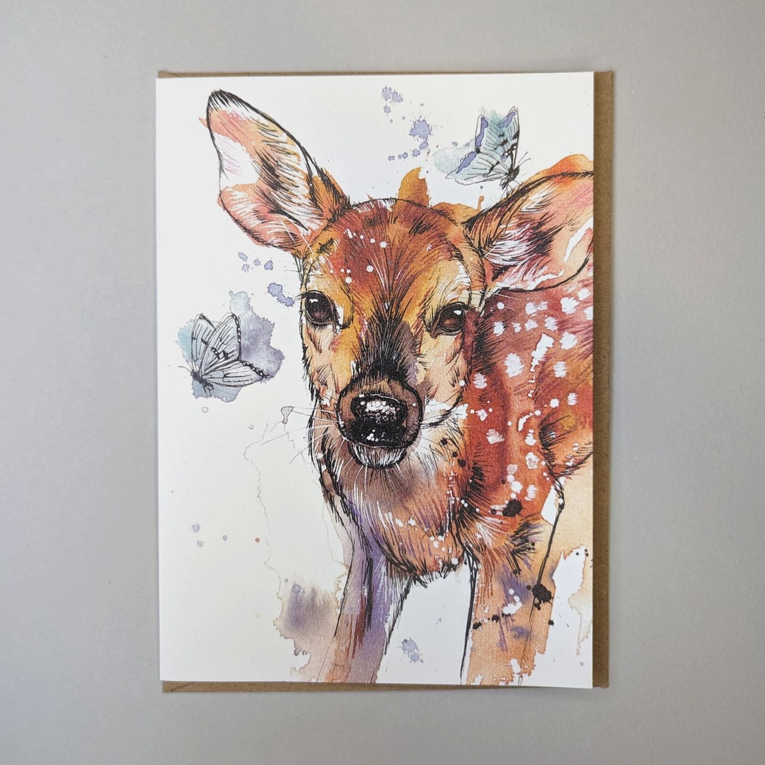 Gentle Soul' Fawn Card