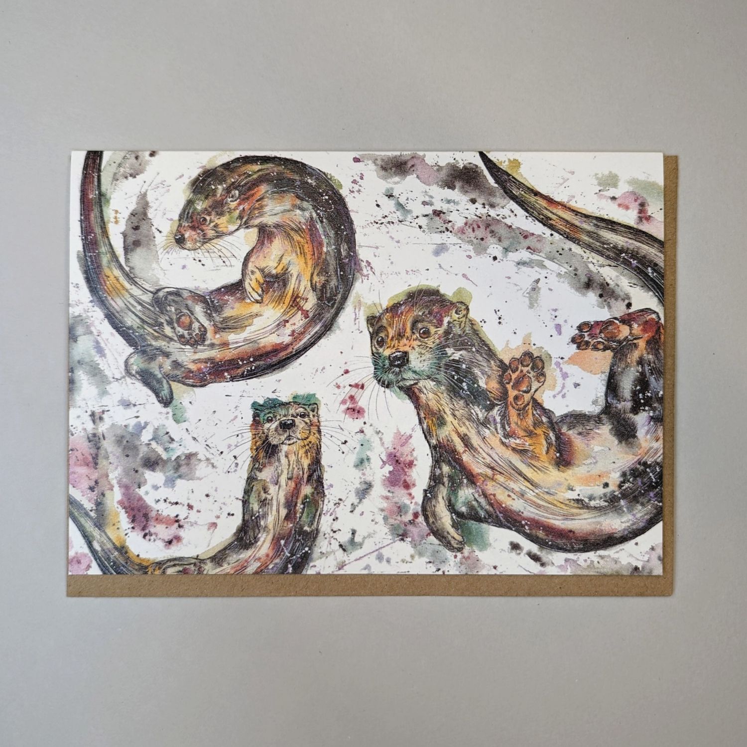 On the River' Otter Card