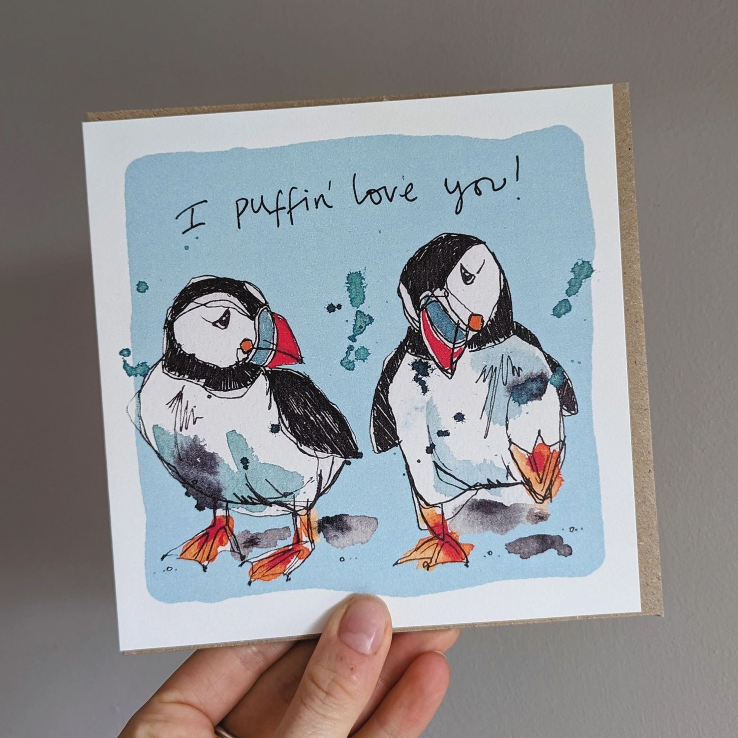 Puffin' Love You Card