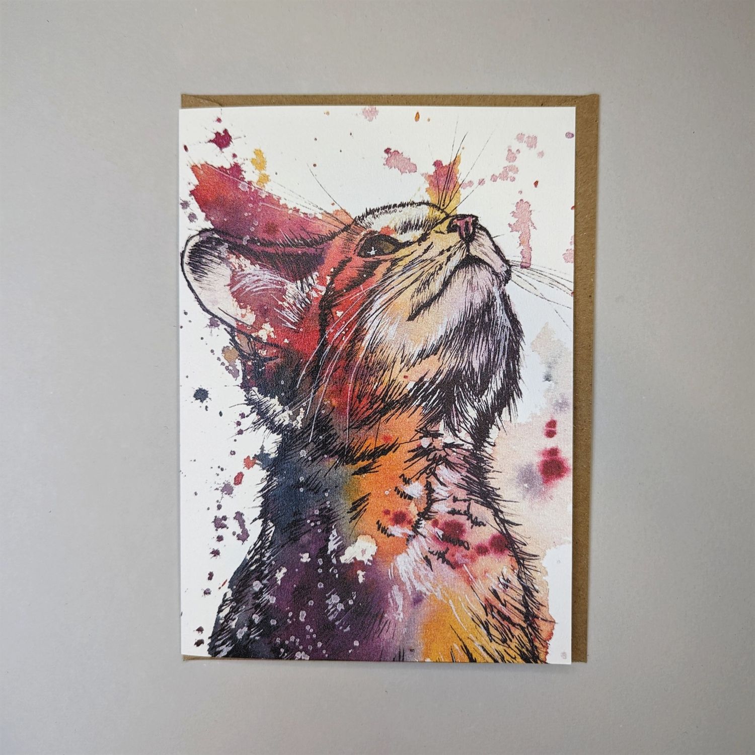 Scottish Wildcat Kitten Card