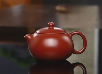 Yixing Red Clay Xishi Teapot