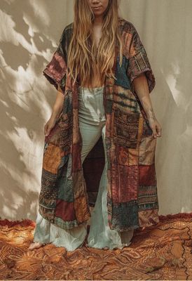 Boho Patchwork Duster