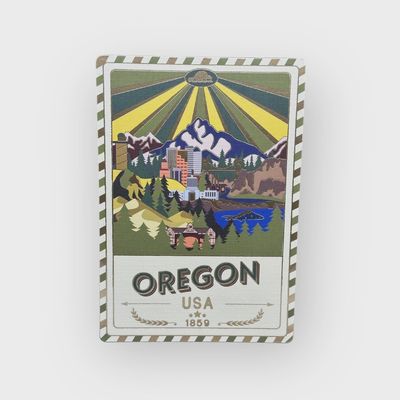 Oregon Foil Postcard