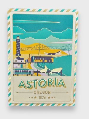 Astoria Foil Postcard