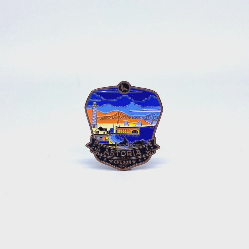 Astoria Enamel Magnet