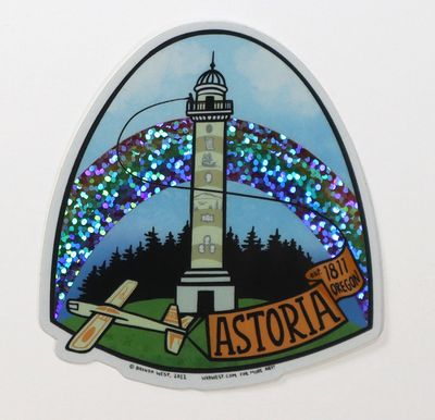 Rainbow Column Sticker