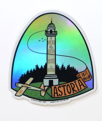 Holographic Column Sticker