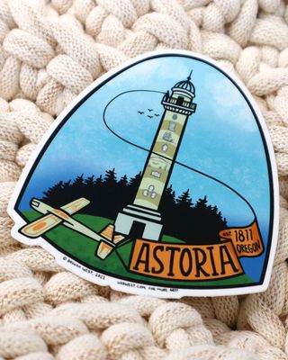 Large Column Sticker