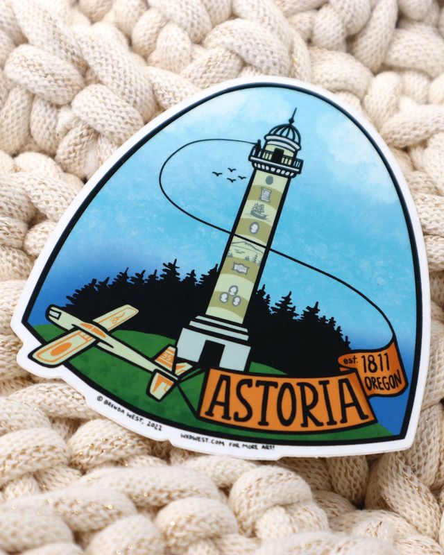 Large Column Sticker