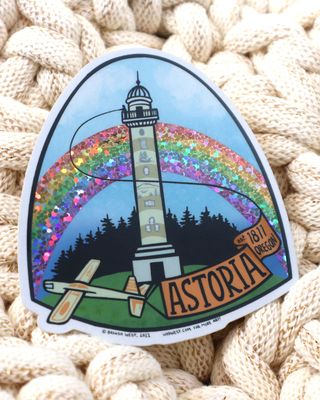 Rainbow Column Sticker
