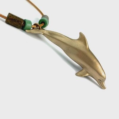 Dolphin Bronze Pendant
