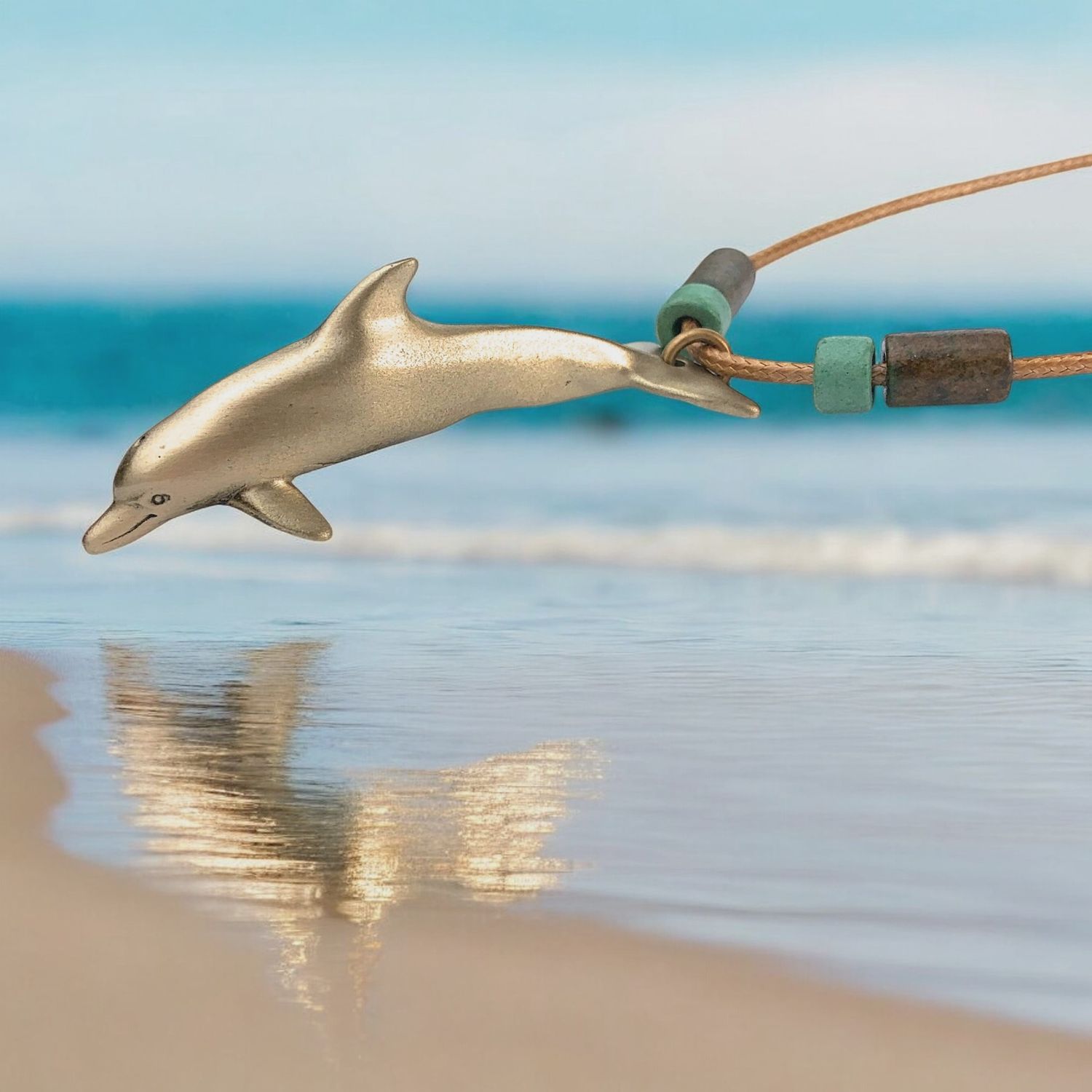 Dolphin Bronze Pendant