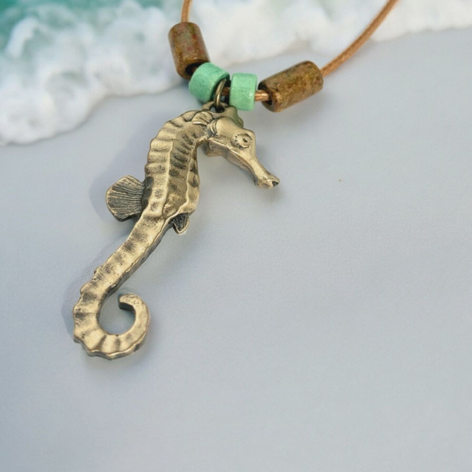 Seahorse Bronze Pendant