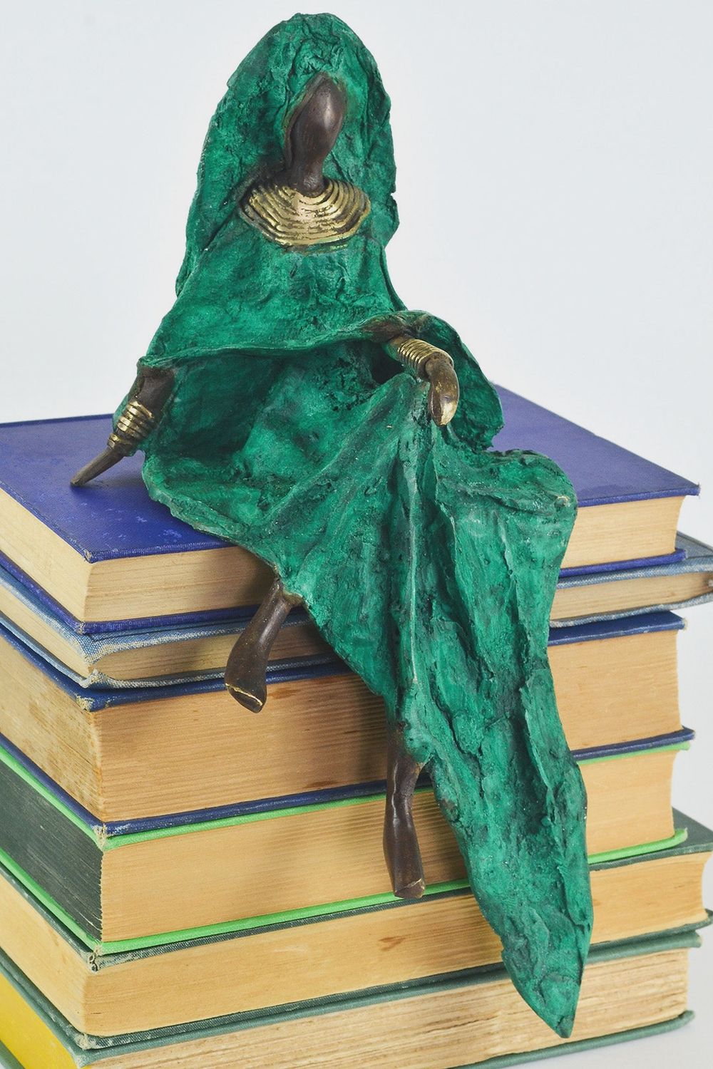 Emerald Elegance Bronze Sculpture