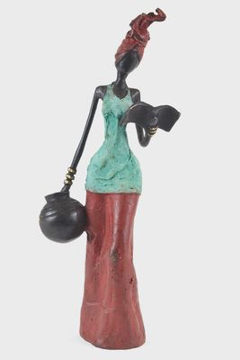 Devoted Reader Bronze Sculpture