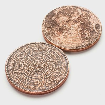 Aztec Sun + Moon Decision Coin