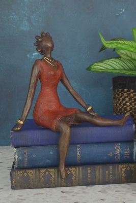 La Femme Rouge Bronze Sculpture