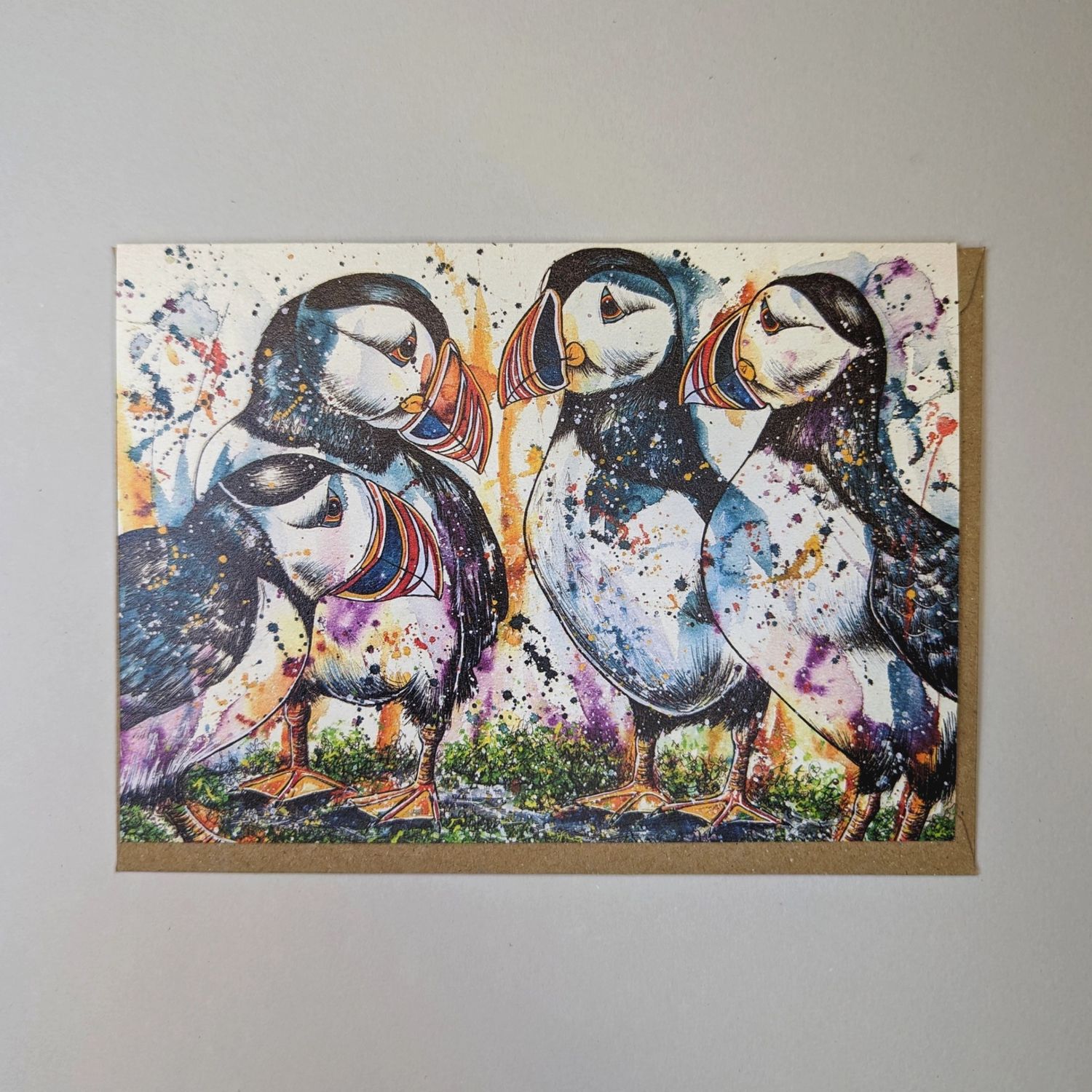 The Gossips' Puffin Card