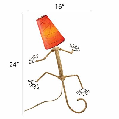 Gecko Wall Lamp Red