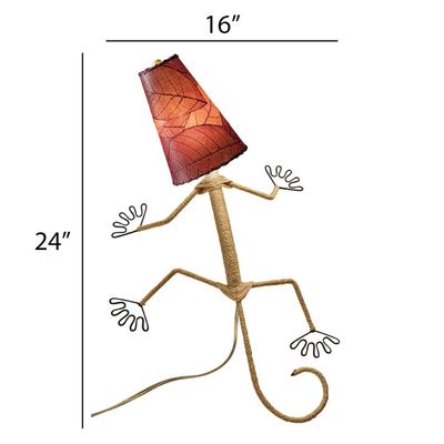 Gecko Wall Lamp Purple