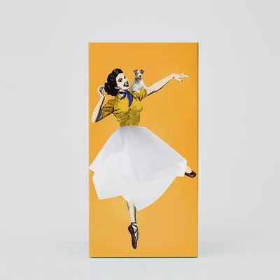 Orange Flying Skirt Tissue Box