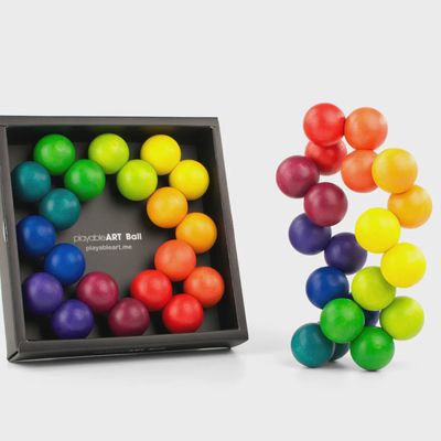 Rainbow Playable Art Ball