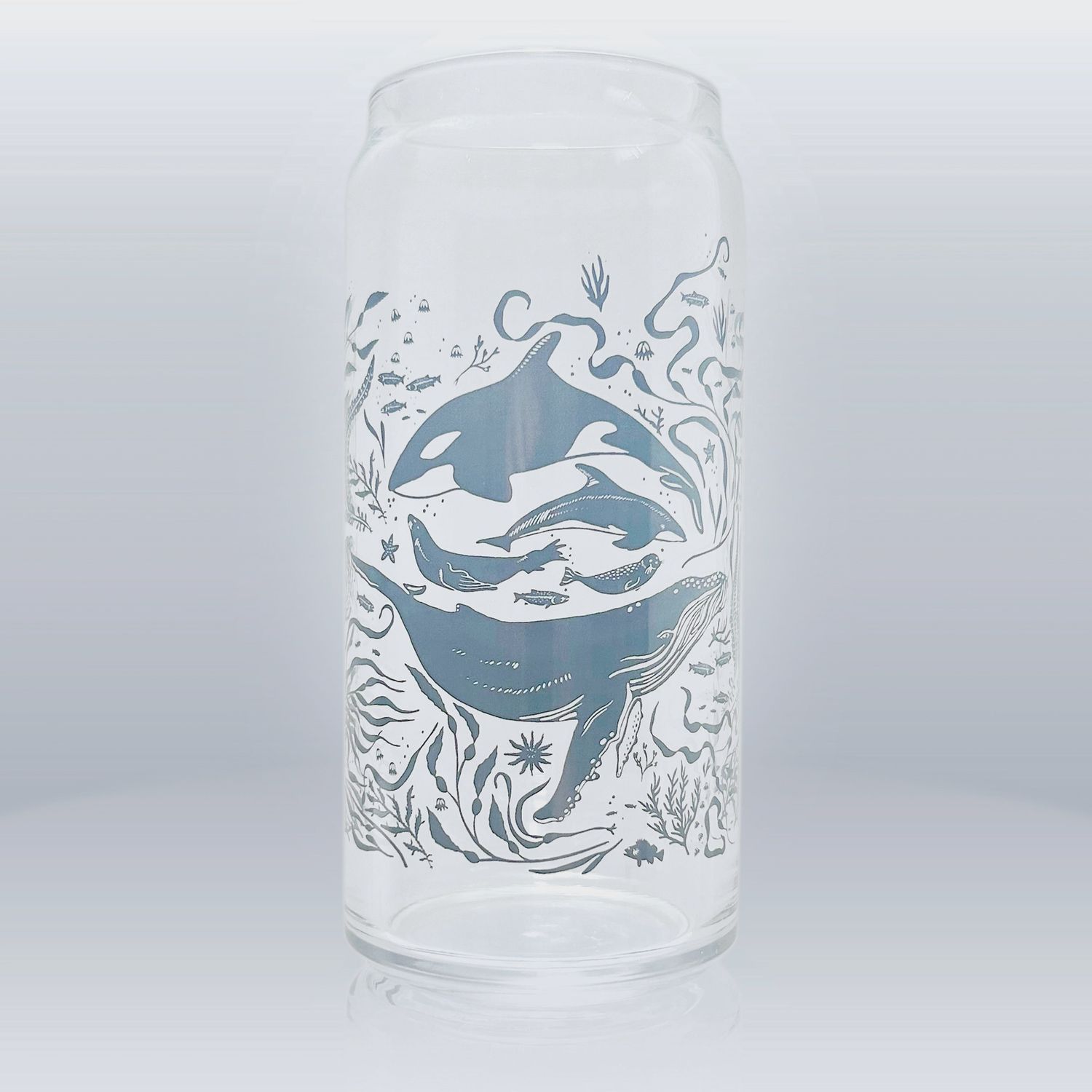 Ocean Coastline Pint Glass