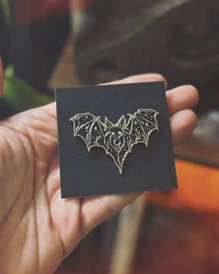 Cloak Enamel Pin