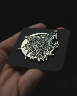 Sickle Fang Enamel Pin