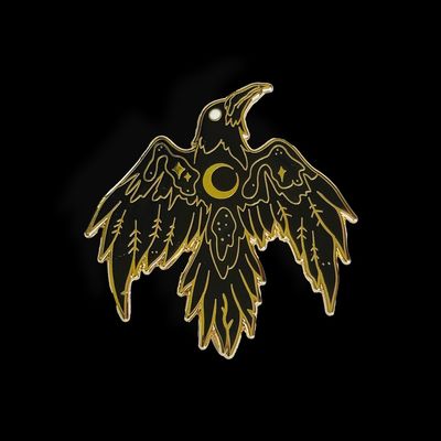 Halcyon Enamel Pin