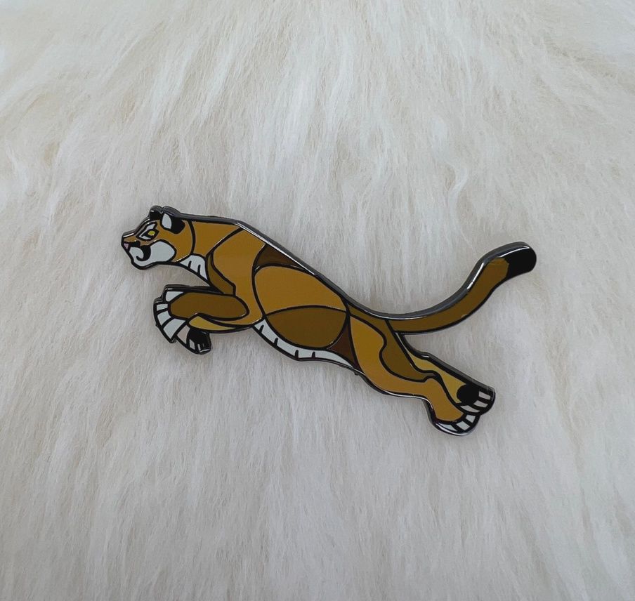 Cougar Enamel Pin