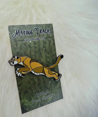 Cougar Enamel Pin